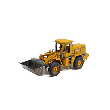 Dekoratif Metal Kepçeli Buldozer İş Makinesi C0793