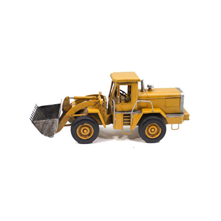 Dekoratif Metal Kepçeli Buldozer İş Makinesi C0793