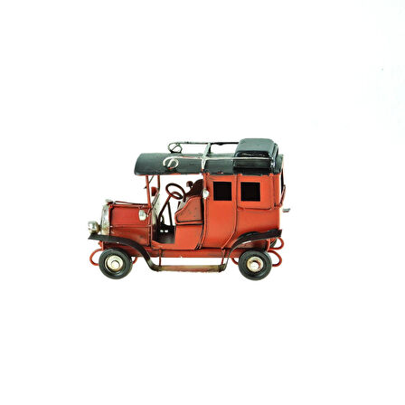 Dekoratif Metal Araba Klasik 1900 Model Araba 13 Cm