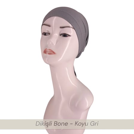 Önü Dikişli Bağlamalı Bone - Viskon Kumaş - Rahat İç Bone