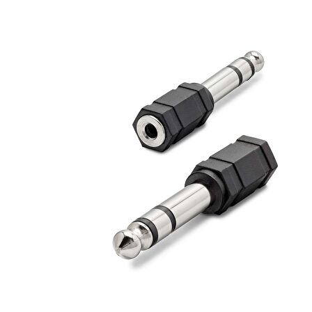 6.5 Mm To 3.5 Mm F Çevirici Enstruman Gitar Siyah HDX1265