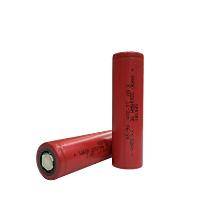 18650 3.7V 3200 Mah 3C Li-Ion Şarjlı Pil