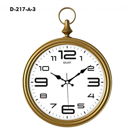 Galaxy Dekoratif Köstekli Duvar Saati D-217-A-3