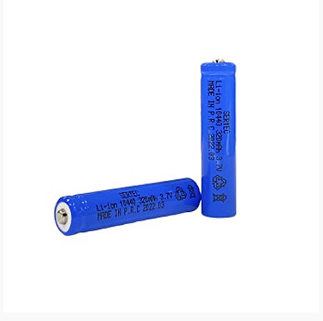 3.7V Li-ion 10440 - 320 mAh 1C Şarjlı Pil Başlı