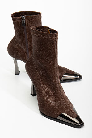 Delina Topuklu Kadife Bot