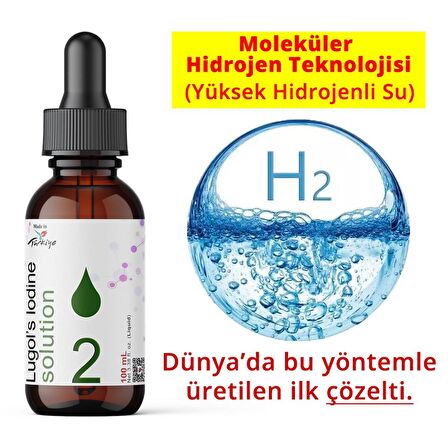 Dolar Kimya Lugol Çözeltisi %2 | Cam Damlalıklı Şişe | 100 mL