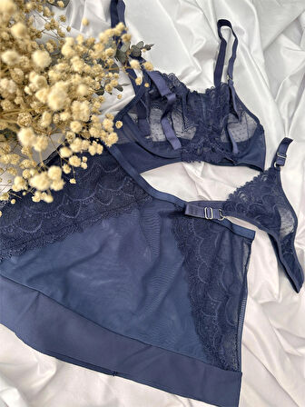 Lune Etekli İç Çamaşırı Takımı