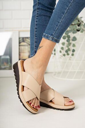 Della Çapraz Comfort Terlik