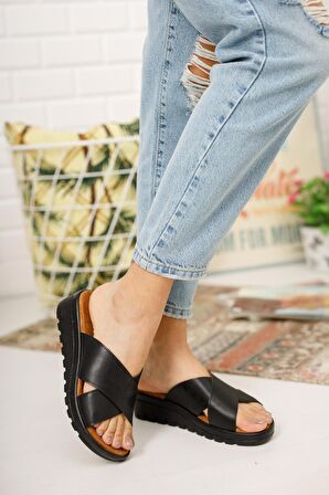 Della Çapraz Comfort Terlik