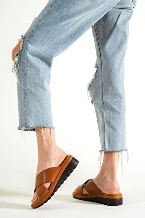 Della Çapraz Comfort Terlik