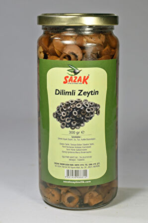 Dilimli Siyah Zeytin 300 GR