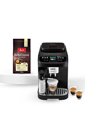 ECAM310.60.B Magnifica Evo Next Tam Otomatik Espresso Makinesi Melitta BellaCrema Çekirdek Kahve 1KG Set