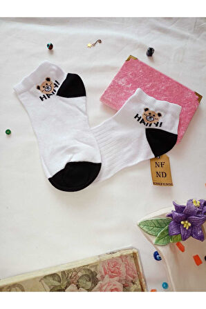 2 ÇİFT ÇORAP PAMUKLU BURUN DİKİŞSİZ PATİK YUMUŞAK KISA KONÇ KADIN ÇORABI 36-40 SİYAH BEYAZ