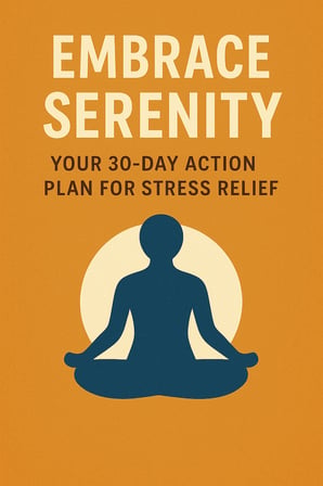 Bezos Embrace Serenity: Your 30-Day Action Plan for Stress Relief - İngilizce E-Kitap (Dijital Teslimat) DLRA
