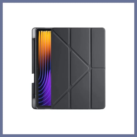 Bezos Pad 7 Pro Kılıf Kalemlikli Mars Tablet Kılıfı - Siyah DLRA