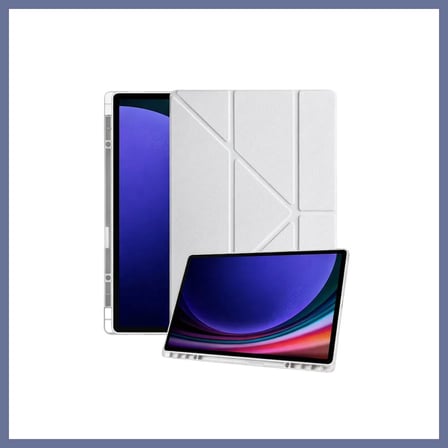 Bezos Samsung Galaxy X930 Tab S11 Ultra 14.6 Kalemlikli Mars Tablet Kılıfı - Gri DLRA