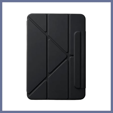 Bezos iPad 2025 10.9 10.Nesil (A16) Edz Manyetik Standlı Tablet Kılıfı - Siyah DLRA