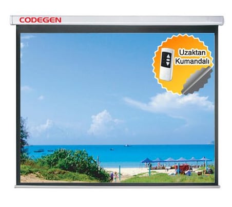 CODEGEN EX-24 240X200 MOTORLU UZAKTAN KUMANDALI PERDE DLRA