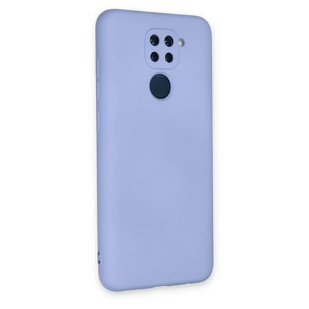 Bezos Redmi Note 9 Kılıf Nano içi Kadife Silikon - Lila DLRA