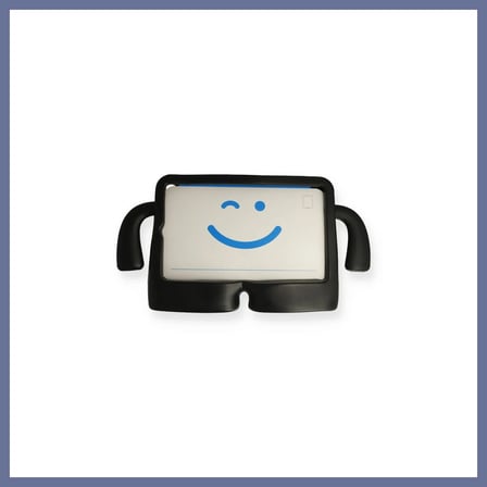 Bezos iPad Mini 6 Karakter Tablet Silikon - Siyah DLRA