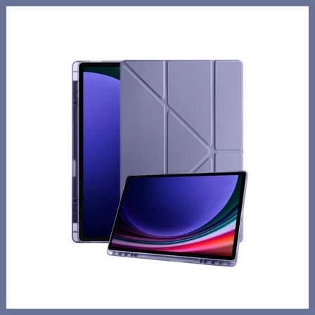Bezos Galaxy Tab A11 Plus Kalemlikli Mars Tablet Kılıfı - Lavender Dlra