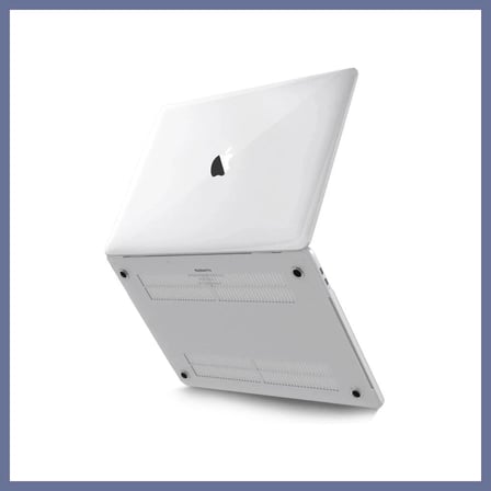 Bezos Macbook Pro 13 2021 Macbook Buzlu Kapak - Şeffaf DLRA