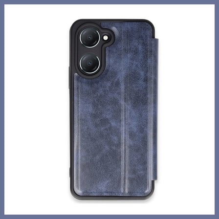 Bezos Vivo Y18 Uyumlu Kılıf Flip Cover - Lacivert DLRA