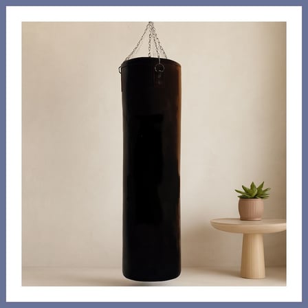 Bezos Boks Torbası 80x30 cm Büyük - Zincirli Askılı, Kum Dolgulu DLRA
