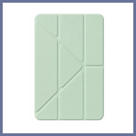 Bezos iPad 2025 10.9 10.Nesil (A16) Mera Kalemlikli Tablet Kılıfı - Açık Yeşil DLRA