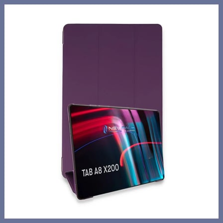 Bezos Samsung Galaxy X200 Tab A8 10.5 Kılıf Tablet Smart Kılıf - Mor DLRA