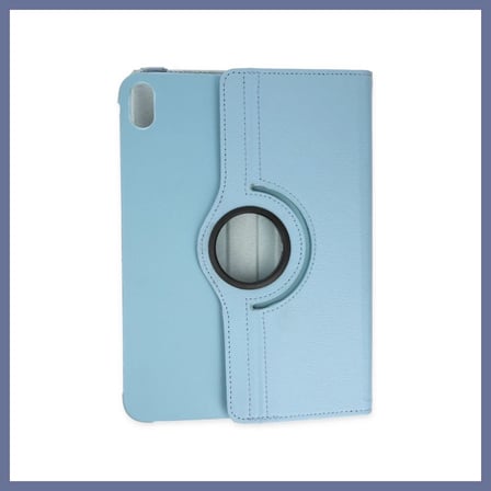 Bezos iPad 2025 10.9 10.Nesil (A16) Kılıf 360 Tablet Deri Kılıf - Turkuaz DLRA