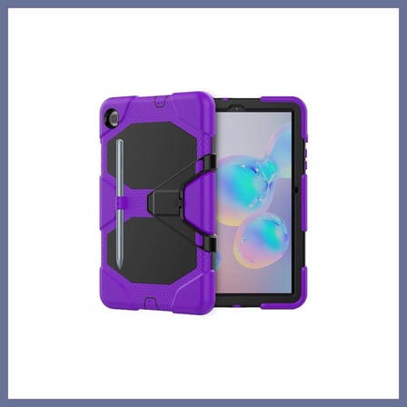 Bezos Samsung Galaxy T500 Tab A7 10.4 Kılıf Griffin Tablet Kapak - Mor DLRA