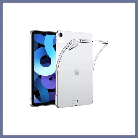 Bezos iPad Air 5 (2022) Kılıf Tablet Şeffaf Silikon DLRA