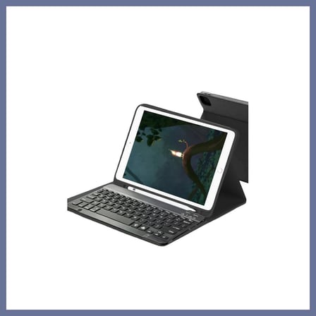 Bezos Samsung Galaxy X730 Tab S11 Kılıf KC01 Smart Klavyeli Tablet Kılıfı - Siyah DLRA