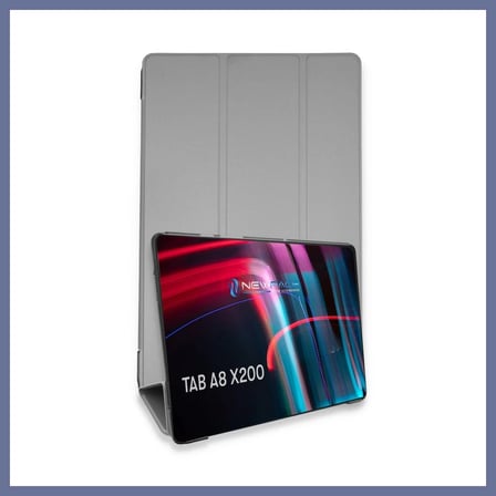 Bezos Samsung Galaxy X200 Tab A8 10.5 Kılıf Tablet Smart Kılıf - Gri DLRA