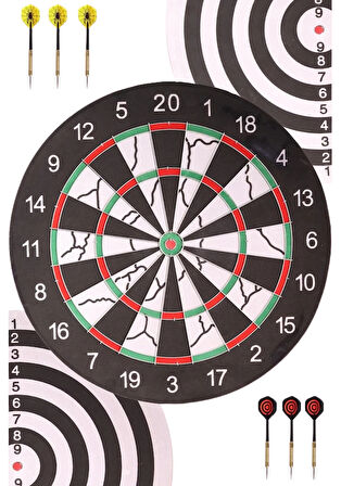 DELTA FLOCKED DART SETİ 18 İNÇ + 6 DART OKU 18 GR