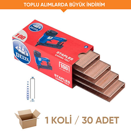 Delta Zımba Teli 100/50 (1 Koli - 30 Adet)