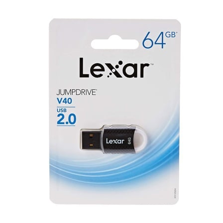 Lexar JumpDrive V40 64GB USB 2.0 Flash Bellek (5 ADET)