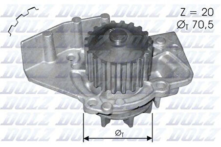 Dolz C120 Devirdaim Partner-Berlingo-C5-307-Expert-Boxer-Jumpy-Jumper-Scudo-Ducato 2.0HDI DW10 1201.C4