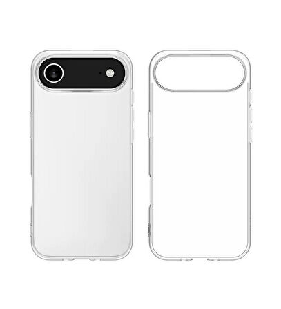 Iphone 17 AIR Uyumlu Şeffaf Kılıf Silikon Ve Esnek