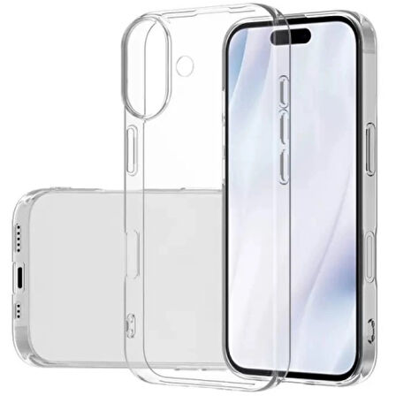 Iphone 17 Uyumlu Kılıf Şeffaf Silikon Ve Esnek