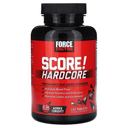 SCORE! Hardcore®, Performance and Libido Intensifier, 120 Tablets