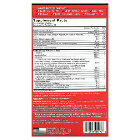 SCORE! Hardcore®, Performance and Libido Intensifier, 120 Tablets