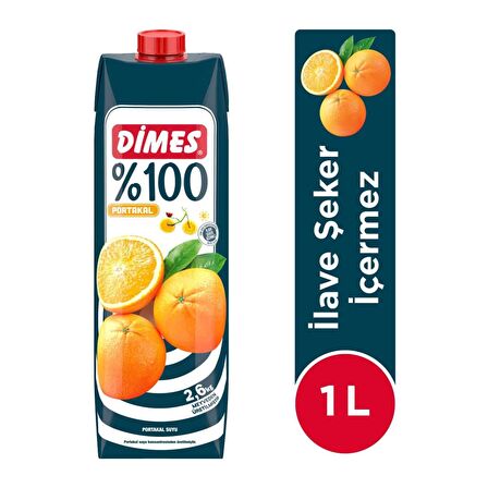 Dimes %100 Portakal Meyve Suyu 1 Lt