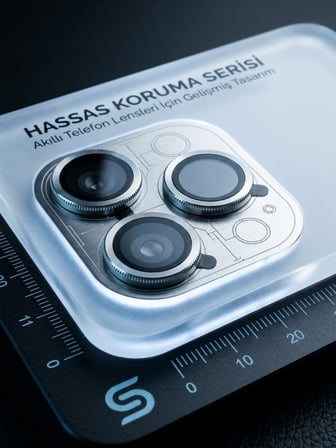  IPHONE16 Pro Max Uyumlu Kamera Koruyucu Lens Silver Gümüş