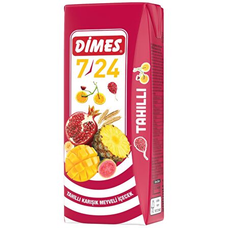 Dimes 7/24 Tahıllı Karışık Meyve Suyu 200 Ml X 27 Adet