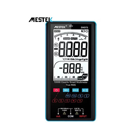 MESTEK DM97S Büyük Ekran Akıllı Aralık Taşınabilir Multimetre