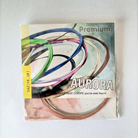AURORA PREMİUM BAKIR BAMLI 0.18 KISA SAP BAĞLAMA TELİ