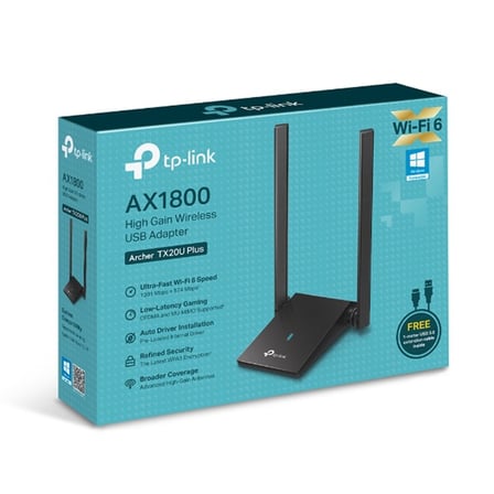 TP-LINK ARCHER TX20U PLUS AX1800 WIFI6 KABLOSUZ USB ADAPTOR DMC