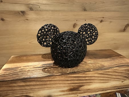 Bezos Voronoi Desenli Fare Figürlü Kumbara ve Çok Amaçlı Dekoratif Obje DMC